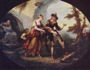 Angelica Kauffmann Miranda and Ferdinand in The Tempest USA oil painting artist